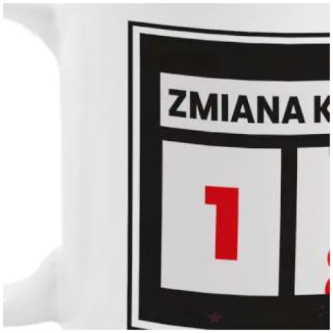 kubek z nadrukiem boss zmiana kodu 18 bialy bgtech 300 ml