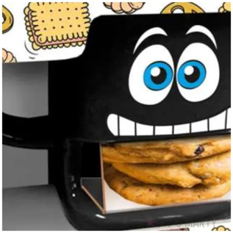 kubek z nadrukiem ciasteczkowy wzor 1 bgtech