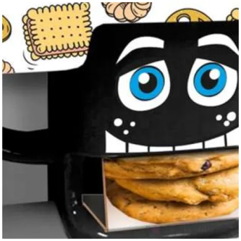 kubek z nadrukiem ciasteczkowy wzor 3 bgtech