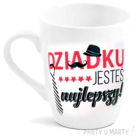 kubek z nadrukiem dziadku jestes najlepszy bgtech 300 ml
