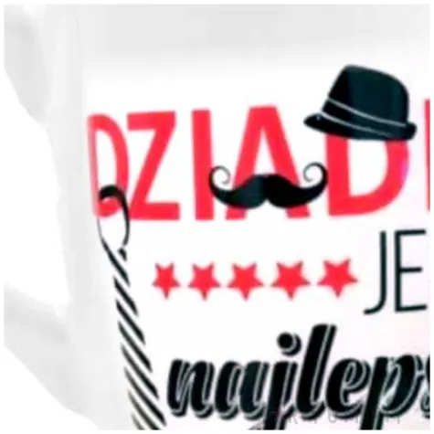 kubek z nadrukiem dziadku jestes najlepszy bgtech 300 ml
