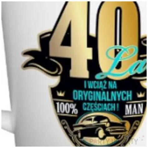 kubek z nadrukiem i wciaz na tych oryginalnych czesciach 40 lat mix bgtech 480 ml