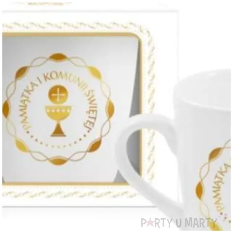 kubek z nadrukiem komunia kielich bgtech 350 ml