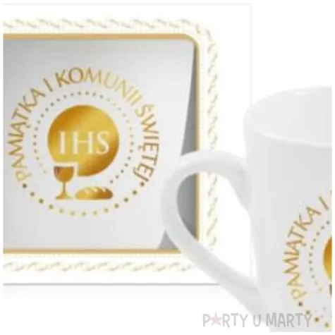 kubek z nadrukiem komunia symbole bgtech 350 ml