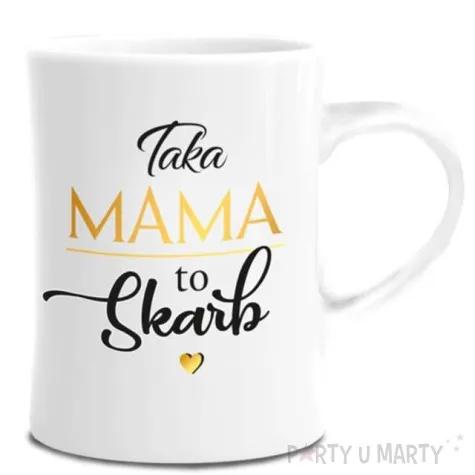 kubek z nadrukiem mama to skarb bgtech 420 ml