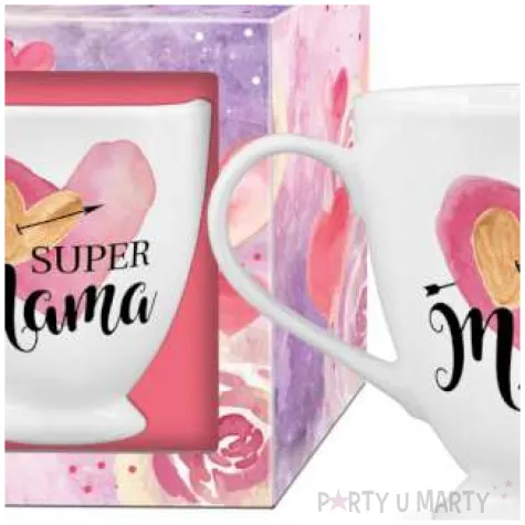 kubek z nadrukiem pastelowe serca bialy z nadrukiem bgtech 300 ml