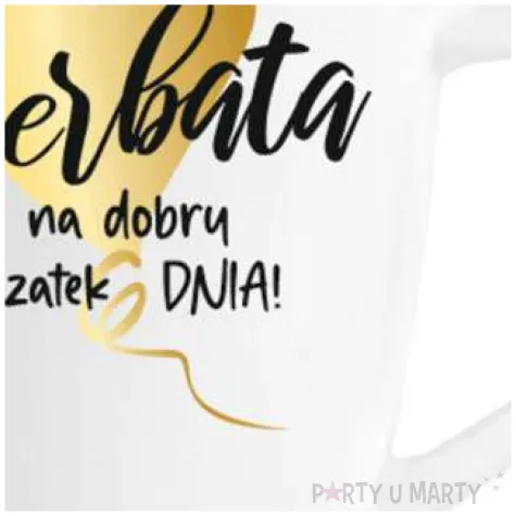 kubek z nadrukiem przyjemna herbata bialy z nadrukiem bgtech 400 ml