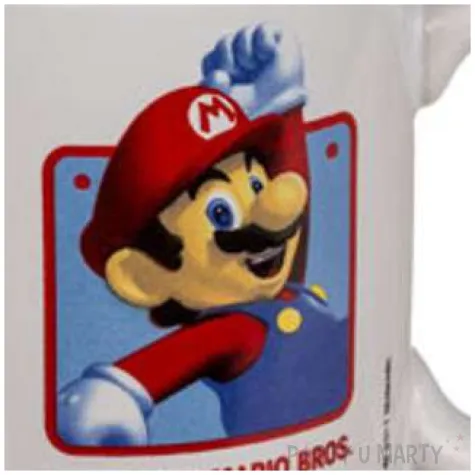 kubek z nadrukiem super mario historia bialy ootb 315 ml