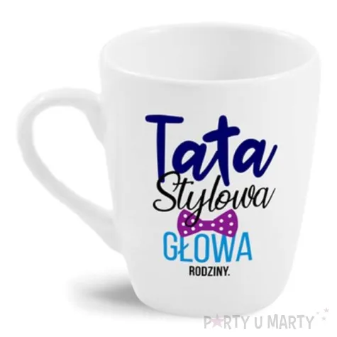 kubek z nadrukiem tata stylowa bgtech 300 ml