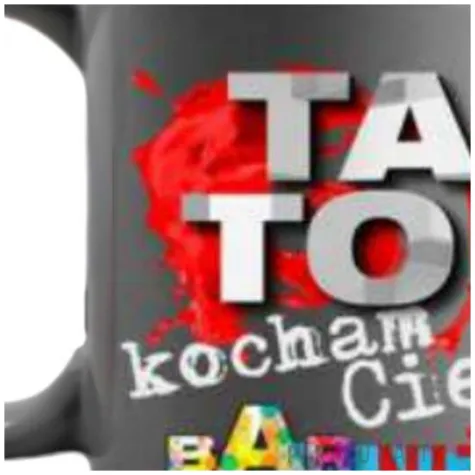 kubek z nadrukiem tato kocham cie bardziej niz fejsbuka serio serio bgtech 300 ml