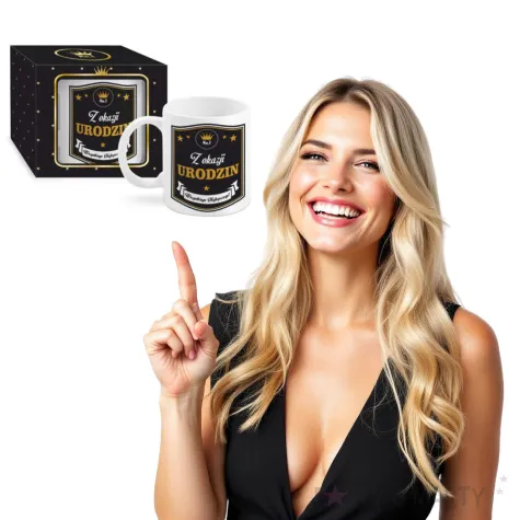 kubek z nadrukiem z okazji urodzin bgtech 300 ml