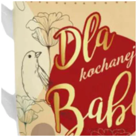 kubek z nadrukiem zaparzacz dla babci bgtech 330 ml