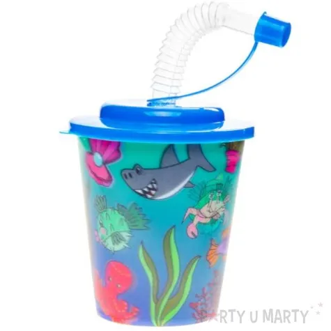 kubek ze slomka podwodny swiat rekin 3d mix lg imports nv 250 ml