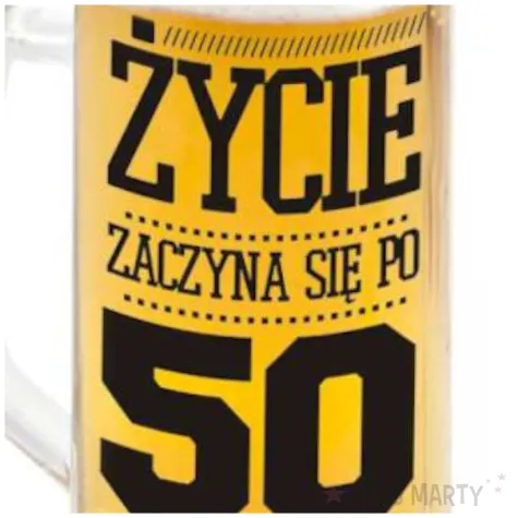kufel berna zycie zaczyna sie po 50 bgtech 500 ml