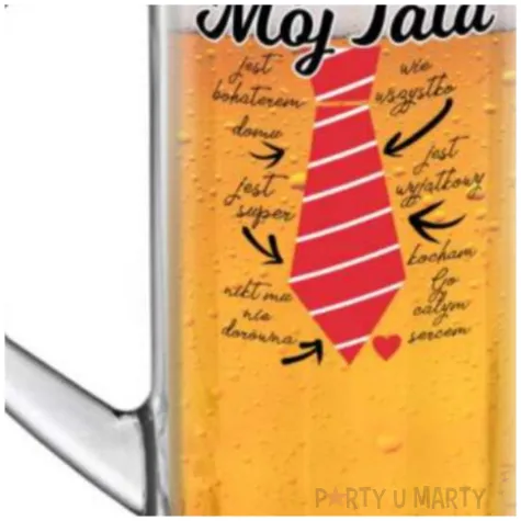 kufel moj tata krawat sentencje bgtech 500 ml