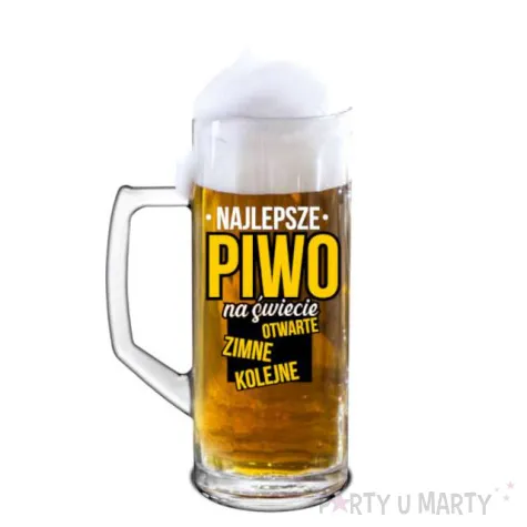 kufel najlepsze piwo na swiecie bgtech 500 ml