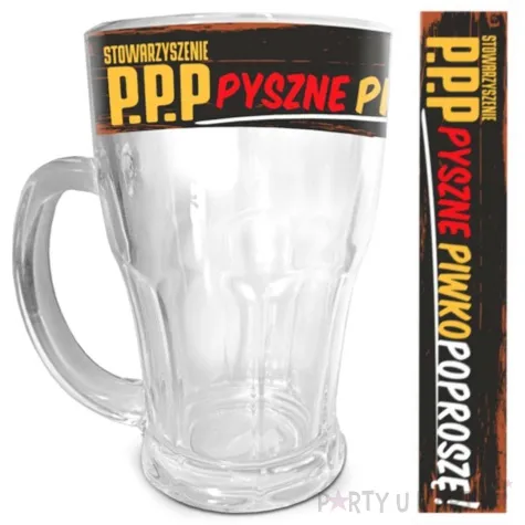 kufel piwko poprosze szklany bgtech 480 ml