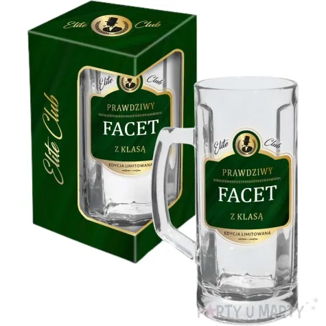 kufel prawdzy facet z klasa edycja limitowana elite club bgtech 500 ml
