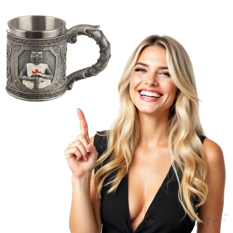 kufel rycerz templariusz puckator 350 ml