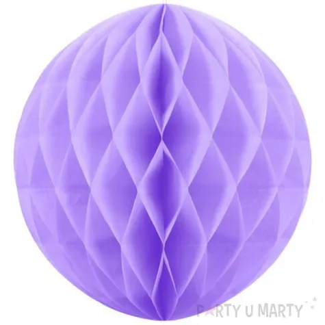 kula bibulowa classic honeycomb liliowy partydeco 30cm 1szt