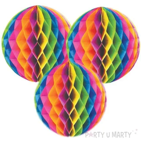 kula bibulowa teczowa 30 cm 3 szt