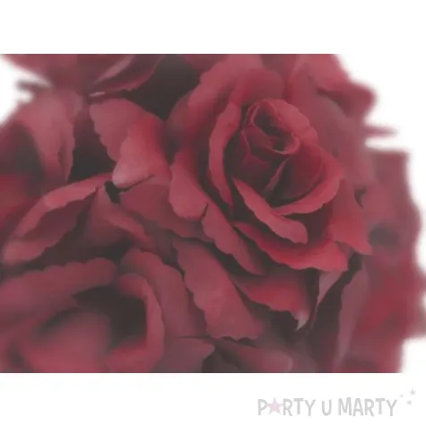 kula kwiatowa 15 cm bordowa 3 szt