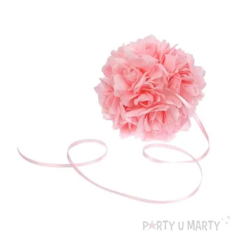 kula kwiatowa 15 cm rozowa 3 szt