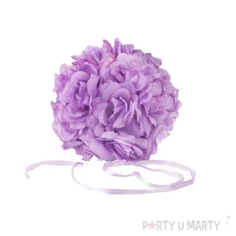kula kwiatowa 17 cm liliowa 3 szt