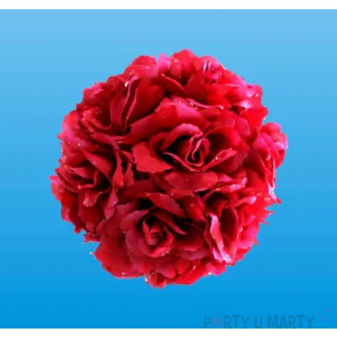 kula kwiatowa 17 cm rozowa 3 szt