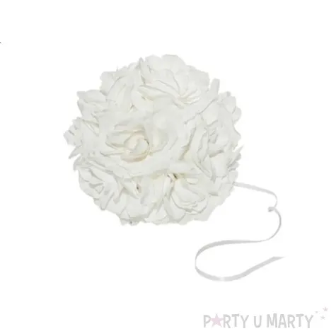 kula kwiatowa 21 cm biala 1 szt