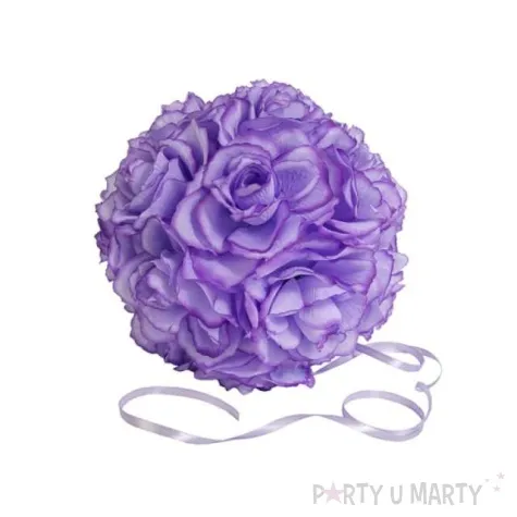 kula kwiatowa 21 cm jasny fiolet 1 szt
