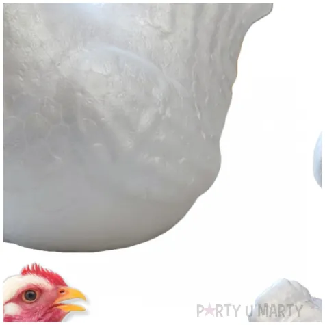 kura ze styropianu na wielkanoc 13 x 14 cm