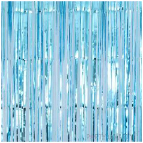 kurtyna na drzwi classic blekitna oaktree 240 x 90 cm