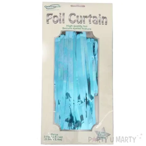 kurtyna na drzwi classic blekitna oaktree 240 x 90 cm