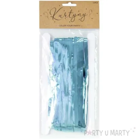 kurtyna na drzwi classic blekitna partypal 200 x 100 cm