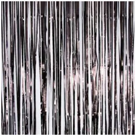 kurtyna na drzwi classic czarna oaktree 240 x 90 cm