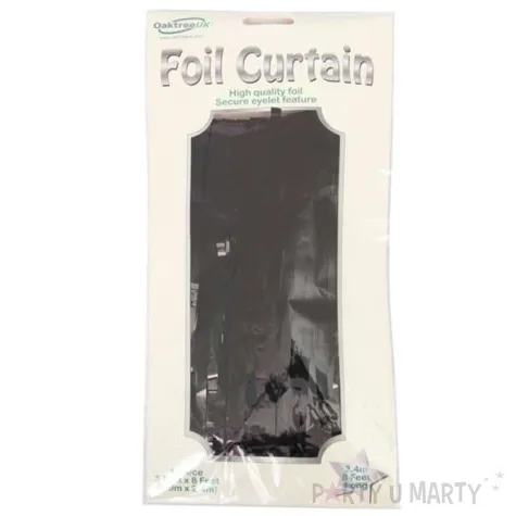 kurtyna na drzwi classic czarna oaktree 240 x 90 cm