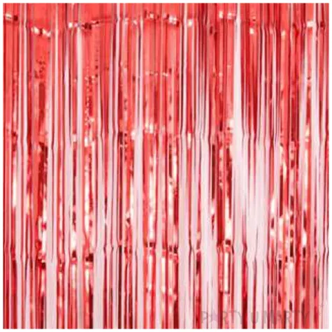 kurtyna na drzwi classic czerwona oaktree 240 x 90 cm