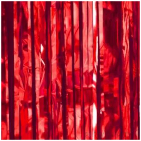 kurtyna na drzwi classic czerwona partypal 250 x 100 cm