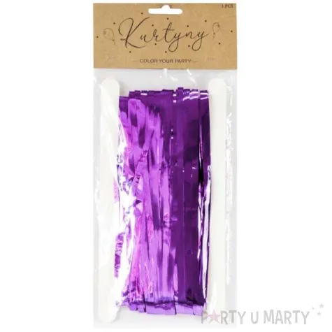 kurtyna na drzwi classic fioletowa partypal 200 x 100 cm