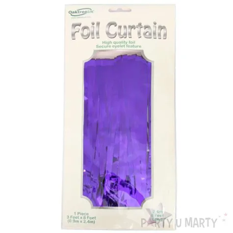 kurtyna na drzwi classic fioletowy oaktree 240 x 90 cm