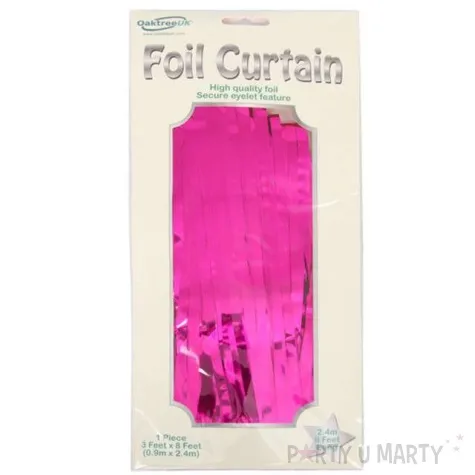 kurtyna na drzwi classic fuksja oaktree 240 x 90 cm