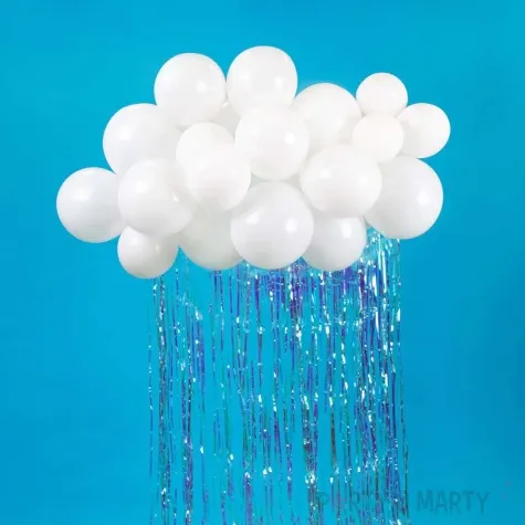 kurtyna na drzwi classic holograficzna bialy partypal 250 x 100 cm