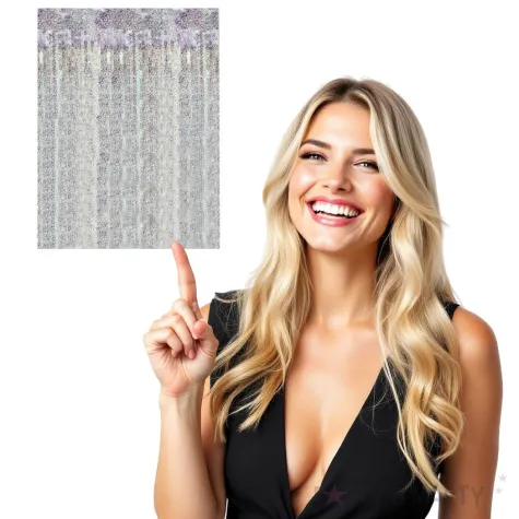 kurtyna na drzwi classic holograficzna partypal 200 x 100 cm