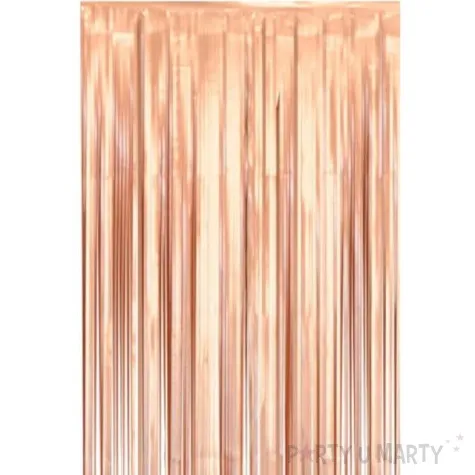 kurtyna na drzwi classic mat rozowe zloto godan 200 x 100 cm