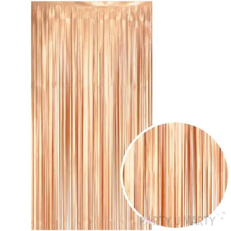 kurtyna na drzwi classic mat rozowe zloto godan 200 x 100 cm