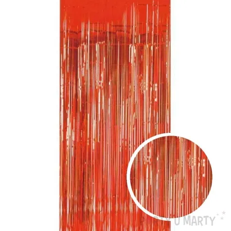 kurtyna na drzwi classic metalik czerwony folat 200 x 100 cm
