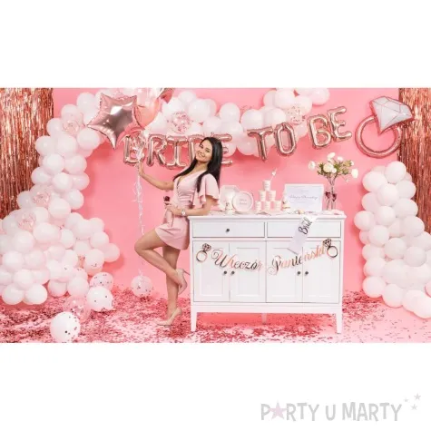 kurtyna na drzwi classic metalik rozowe zloto partypal 250 x 100 cm