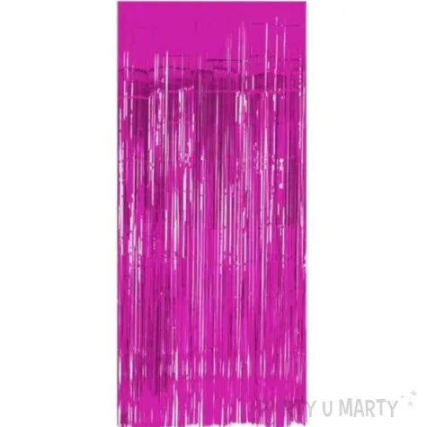 kurtyna na drzwi classic metalik rozowy folat 200 x 100 cm