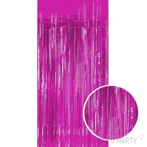 kurtyna na drzwi classic metalik rozowy folat 200 x 100 cm